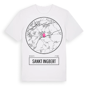 Sankt Ingbert t-shirt – ekologisk bomull t-shirt från Pinshirt