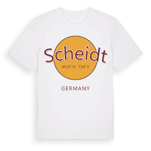 Scheidt cirkel t-shirt – ekologisk bomull t-shirt från Pinshirt
