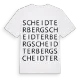 Scheidterberg ordlek t-shirt
