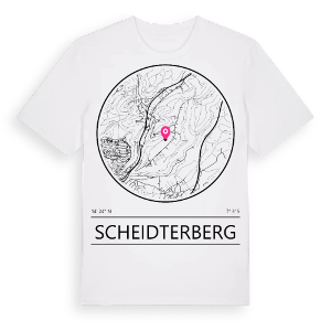 Scheidterberg t-shirt – ekologisk bomull t-shirt från Pinshirt
