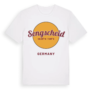 Sengscheid cirkel t-shirt – ekologisk bomull t-shirt från Pinshirt