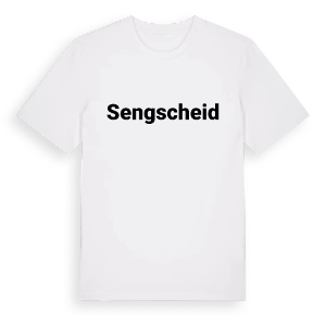 Sengscheid fetstil t-shirt – ekologisk bomull t-shirt från Pinshirt