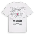 St. Ingbert karta t-shirt