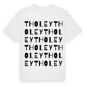 Tholey ordlek t-shirt – ekologisk bomull t-shirt från Pinshirt