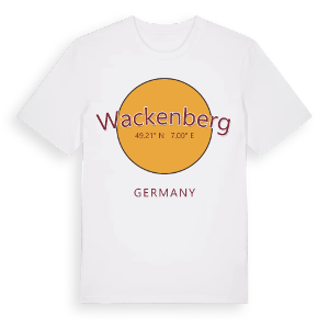 Wackenberg cirkel t-shirt – ekologisk bomull t-shirt från Pinshirt