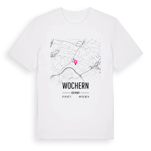 Wochern karta t-shirt – ekologisk bomull t-shirt från Pinshirt