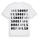 Ahlsdorf ordlek t-shirt