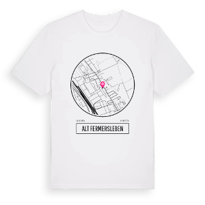 Alt Fermersleben t-shirt – ekologisk bomull t-shirt från Pinshirt