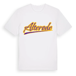 Alterode baseball t-shirt – ekologisk bomull t-shirt från Pinshirt