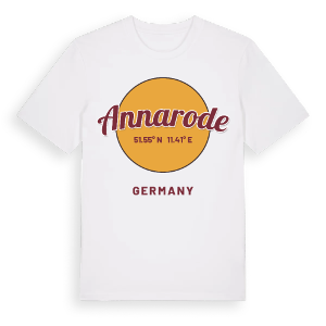 Annarode cirkel t-shirt – ekologisk bomull t-shirt från Pinshirt