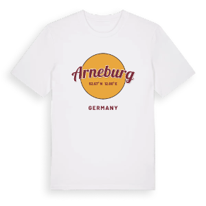 Arneburg cirkel t-shirt – ekologisk bomull t-shirt från Pinshirt