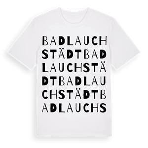Bad Lauchstädt ordlek t-shirt – ekologisk bomull t-shirt från Pinshirt