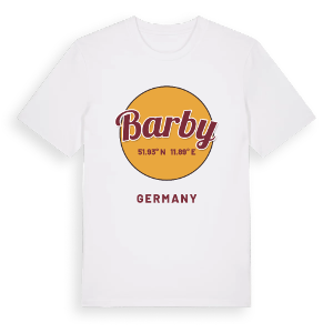Barby cirkel t-shirt – ekologisk bomull t-shirt från Pinshirt