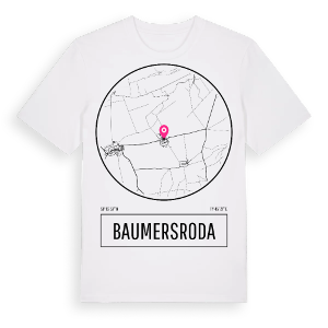 Baumersroda t-shirt – ekologisk bomull t-shirt från Pinshirt
