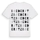 Biederitz ordlek t-shirt