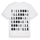 Billroda ordlek t-shirt