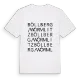 Böllberg/Wörmlitz ordlek t-shirt