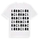 Börde ordlek t-shirt