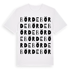 Börde ordlek t-shirt – ekologisk bomull t-shirt från Pinshirt
