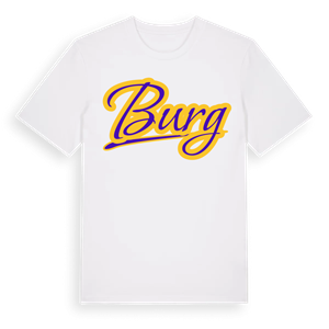 Burg baseball t-shirt – ekologisk bomull t-shirt från Pinshirt