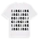 Burg ordlek t-shirt