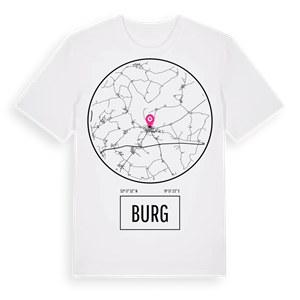 Burg t-shirt – ekologisk bomull t-shirt från Pinshirt