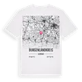 Burgenlandkreis karta t-shirt