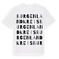 Burgenlandkreis ordlek t-shirt