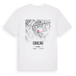 Cracau karta t-shirt – ekologisk bomull t-shirt från Pinshirt