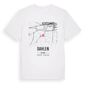 Dahlen karta t-shirt – ekologisk bomull t-shirt från Pinshirt