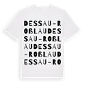 Dessau-Roßlau ordlek t-shirt