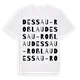 Dessau-Roßlau ordlek t-shirt