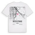 Dieselstraße karta t-shirt