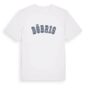 Döbris college t-shirt – ekologisk bomull t-shirt från Pinshirt