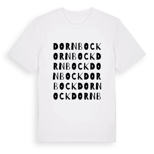 Dornbock ordlek t-shirt – ekologisk bomull t-shirt från Pinshirt