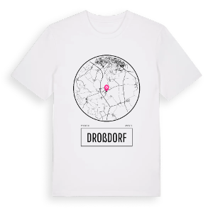Droßdorf t-shirt – ekologisk bomull t-shirt från Pinshirt