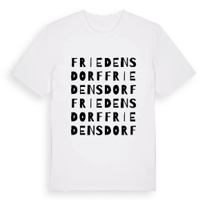 Friedensdorf ordlek t-shirt – ekologisk bomull t-shirt från Pinshirt