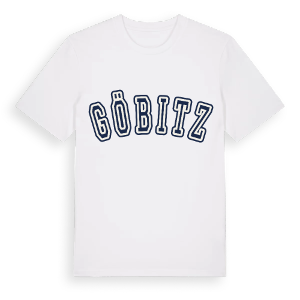 Göbitz college t-shirt – ekologisk bomull t-shirt från Pinshirt