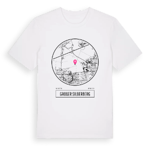 Großer Silberberg t-shirt – ekologisk bomull t-shirt från Pinshirt