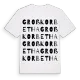 Großkorbetha ordlek t-shirt