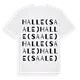 Halle (Saale) ordlek t-shirt