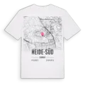 Heide-Süd karta t-shirt