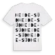 Heide-Süd ordlek t-shirt