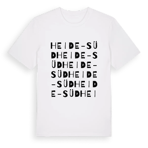 Heide-Süd ordlek t-shirt – ekologisk bomull t-shirt från Pinshirt