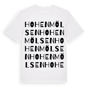 Hohenmölsen ordlek t-shirt – ekologisk bomull t-shirt från Pinshirt