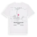 Innerstädtischer Bereich Nord karta t-shirt