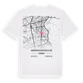 Innerstädtischer Bereich Süd karta t-shirt