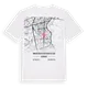 Innerstädtischer Bereich Süd karta t-shirt