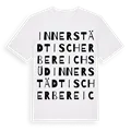 Innerstädtischer Bereich Süd ordlek t-shirt