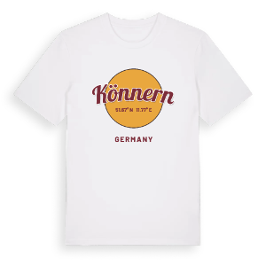 Könnern cirkel t-shirt – ekologisk bomull t-shirt från Pinshirt